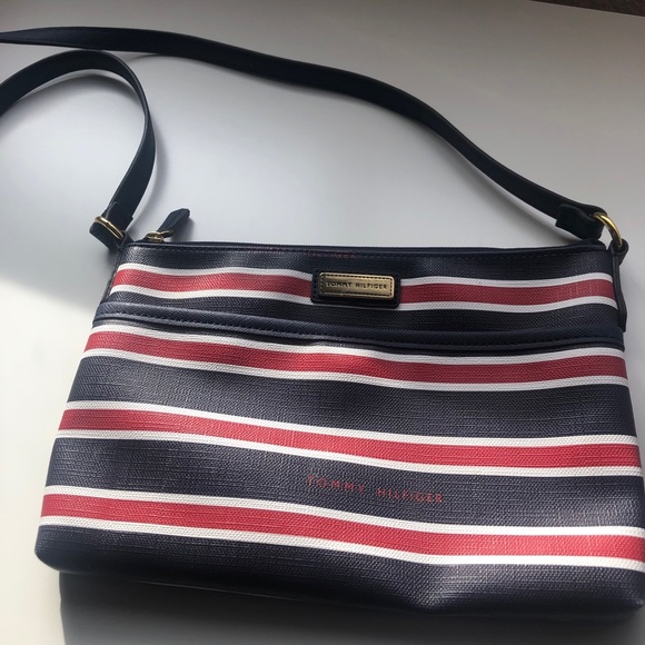 Tommy Hilfiger Crossbody Nautical Stripe Purse - Picture 1 of 6